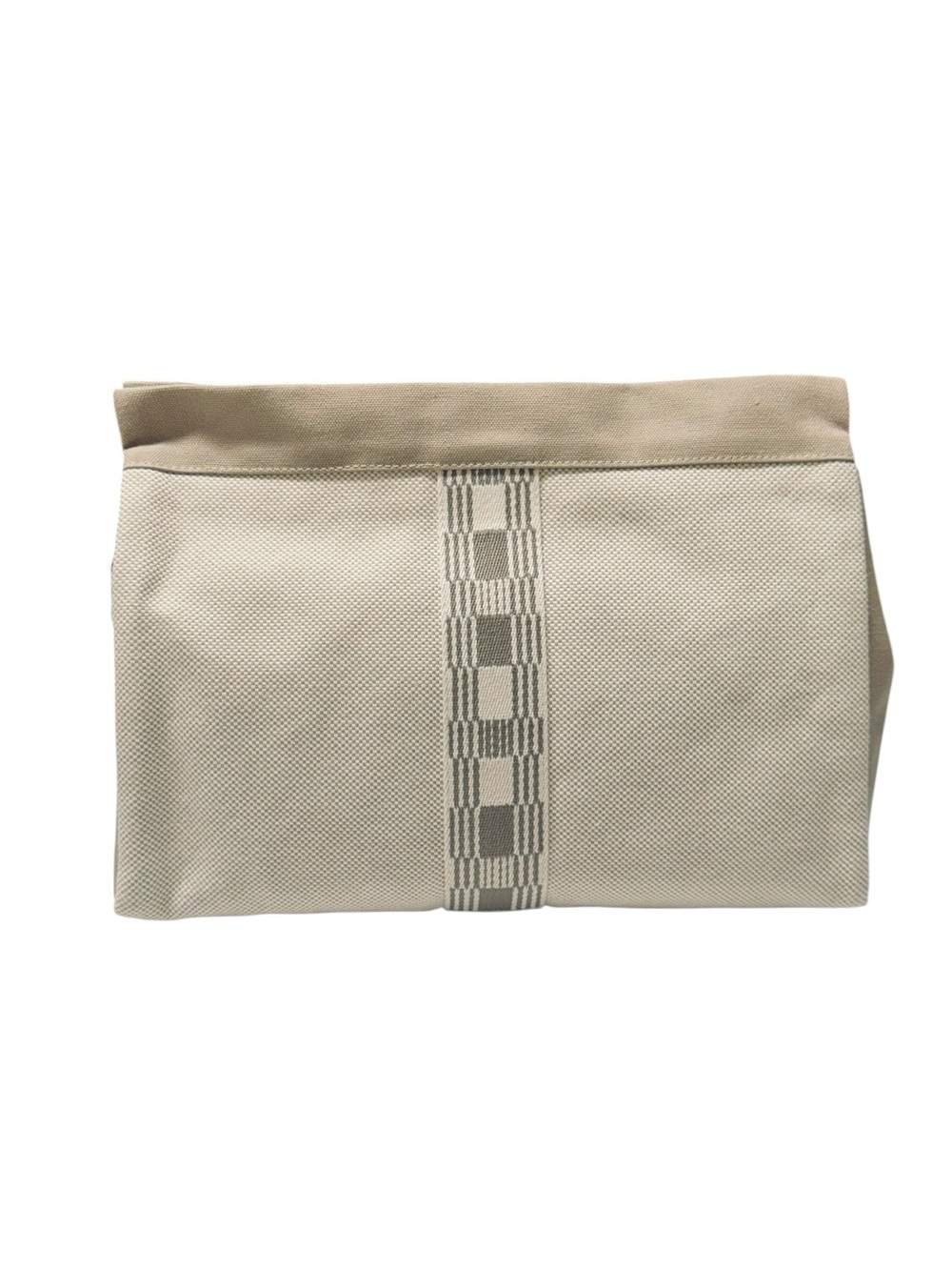 Hermes JImetou canvas Travel GM neutral utility pouch - Picture 2 of 9